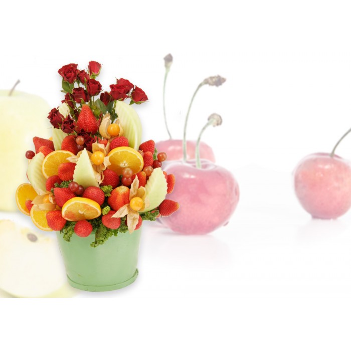 Fruit & Flowers Arrangement